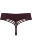 Marlies Dekkers Aubergine Silver Lurex string