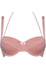 Marlies Dekkers Holi Vintage bikinitop padded balconnette Rose and Golden Lurex