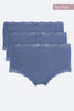 Nina von C. Cosy Multiple Packs Tailleslip, 3pak, Azzurro