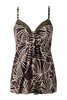 Miraclesuit Let's Be Fronds Marina Tankini Top, Zwart/Multi