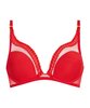 Aubade Sheer Emotion Triangle BH Diva Red