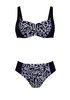 Anita Flower Dots Bikini Elle, Marine Wit