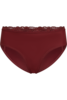Marlies Dekkers Dame de Paris Brazilian Slip Midnight Merlot