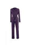 Lisca Emanuelle Doorknoop Pyjama, smokey plum