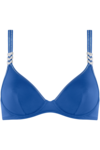 Marlies Dekkers Sky High Blue and Silver Plunge Bra, wired