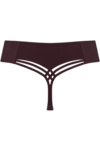 Marlies Dekkers Aubergine Silver Lurex string