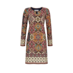 Ringella Cherie Line Nachthemd met lange mouw, orientaals borduurprint