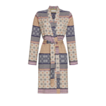 Kimono van Viscose, mooie print in banen