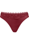 Marlies Dekkers Carita Slip Cabernet Red and Lace