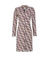 Ringella Women Nachthemd doorknoop met lange mouw, Purple Wine