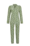 Ringella Women Pyjama doorknoop met lange mouw, Basilikum