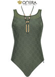 Opera Prothese Badpak Donker Groen