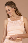 Nina von C. Fine Cotton Luxe Hemd Apricot