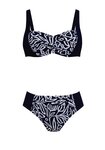 Anita Flower Dots Bikini Elle, Marine Wit