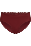 Marlies Dekkers Dame de Paris Brazilian Slip Midnight Merlot
