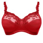Ulla Ella BH zonder beugel D-L Rood