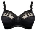 Ulla Ella BH zonder beugel D-L Zwart