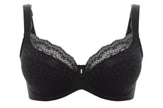 Ulla Josy BH met beugel, met voering D-L Zwart