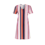 Ringella Chéríe-Líne Nachthemd korte mouw. Gestreept