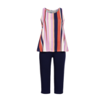 Ringella Chéríe-Líne Pyjama zonder mouw. Gestreept