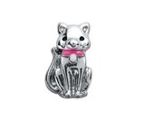 Floating Locket Charm Cat