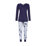 Ringella Women Pyjama met lange mouw, blauw