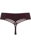 Marlies Dekkers Dame de Paris String Aubergine and Silverlurex