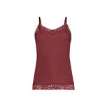 ten Cate Secrets Lace Spaghetti Top Bordeaux