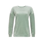 Ringella Bloomy Pullover Nickivelours Zachtgroen