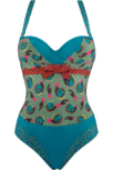 Marlies Dekkers Gaia Padded Balcony Body Blue and Green Marlies Dekkers Gaia Padded Balcony Body Blue and Green