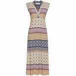 Ringella Chéríe-Líne lange jurk zonder mouw, print in banen