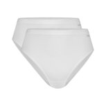 ten Cate Basic Women Highleg 2 pak Wit ten Cate Basic Women Highleg 2 pak Wit