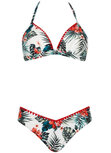 Olympia Swim Bikini Tropical White