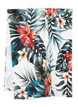 Olympia Beach Towel Tropical White