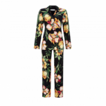 Ringella Chéríe-Líne Pyjama met lange mouw. Zwart