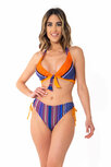David Triangel Bikini Tosca Paars/Oranje