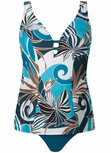 Sunflair Tankini turquoise-wit-bruin
