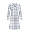 Ringella Women Nachthemd met Lange Mouw, Blue Bell