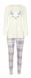 Lisca Holiday Pyjama Lange Mouw  met Legging Cream