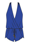 MagicSuit Bianca Badpak Shorty blauw MagicSuit Bianca Badpak Shorty blauw