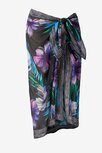 Miraclesuit  Flora Aura Pareo, Black Multi