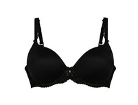 Rosa Faia Bobette BH met beugel en voorgevormd, cup A-G Zwart
