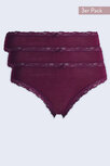 Nina von C. Cosy Multiple Packs Jazzpant, 3pak, Tinto Rosso