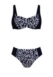 Anita Flower Dots Bikini Elle, Marine Wit