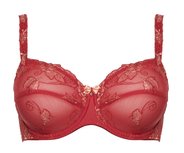 Ulla Carla BH met beugel B-G Rood