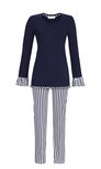 Ringella Chéríe-Líne Pyjama met lange mouw. Nachtblauw.
