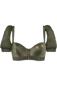 Marlies Dekkers Aviator, Plunge Balcony Military Green