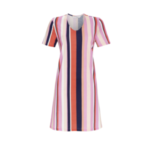 Ringella CherieLine Nachthemd met korte mouw en streepdessin