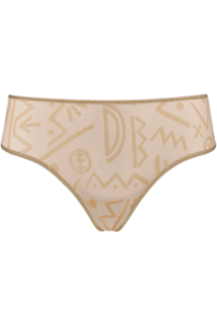  Marlies Dekkers Golden Karo egyptian gold and ivory 8 cm brazilian briefs  35294