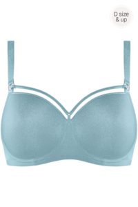  Marlies Dekkers Space Odyssey Shining Blue and Silver Balconette Bra 350801